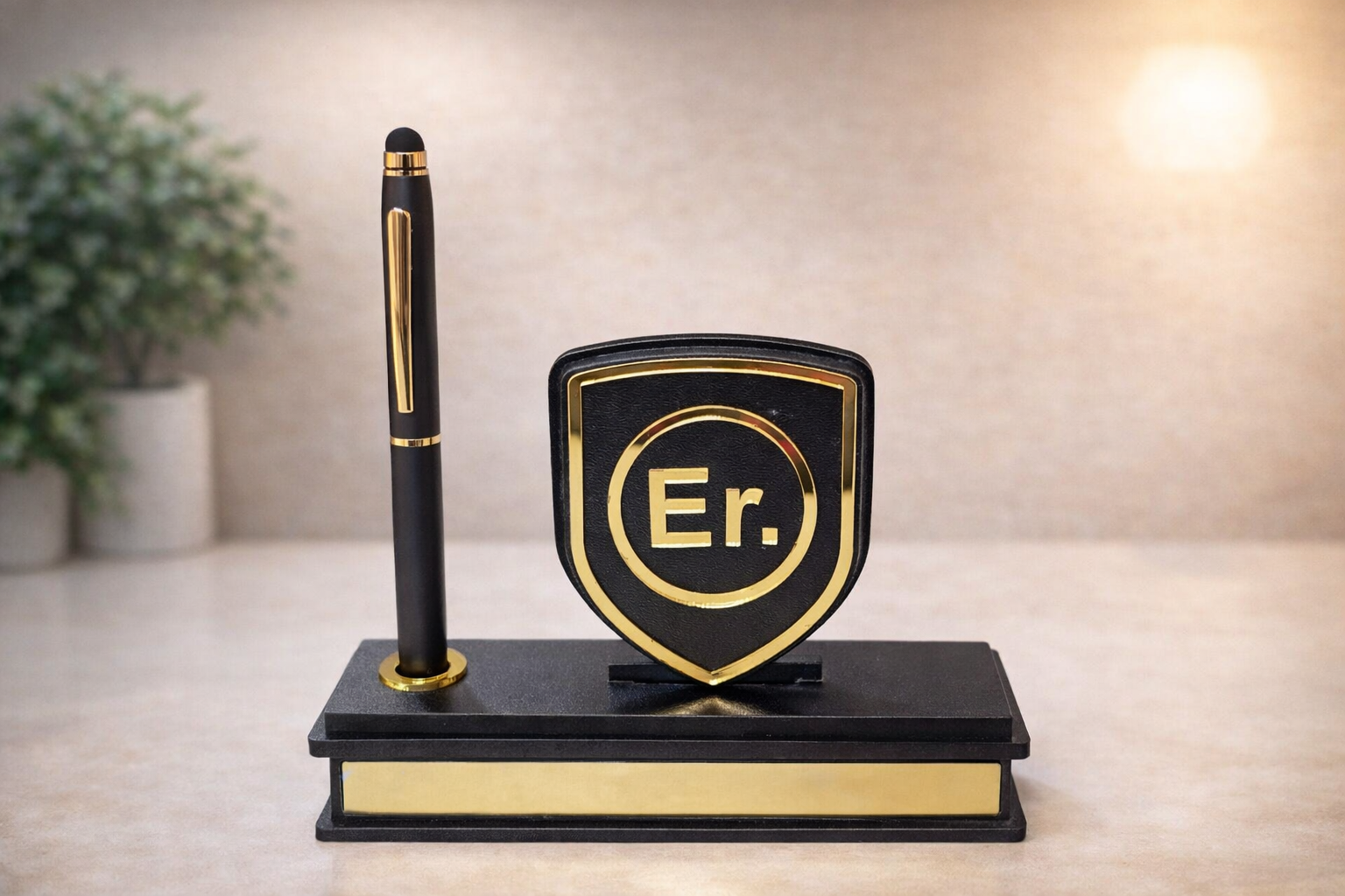 Engineer Personalized Pen Stand (ER Logo) | Professional Desk Gift